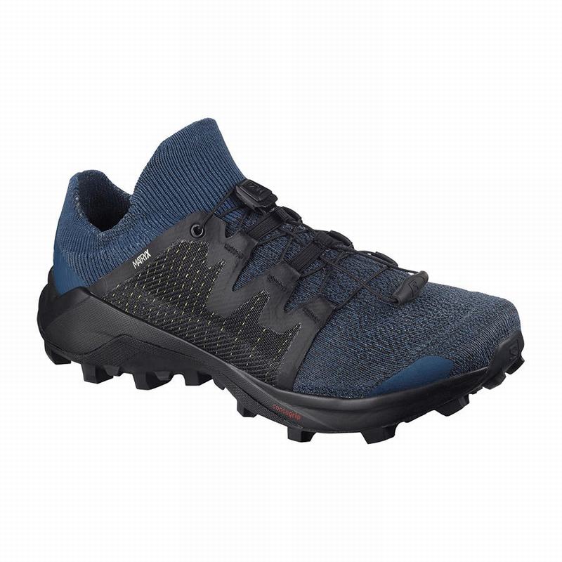 Chaussures De Trail Running Salomon Homme Bleu Marine / Noir - Salomon CROSS /PRO - France (0839-IFJ